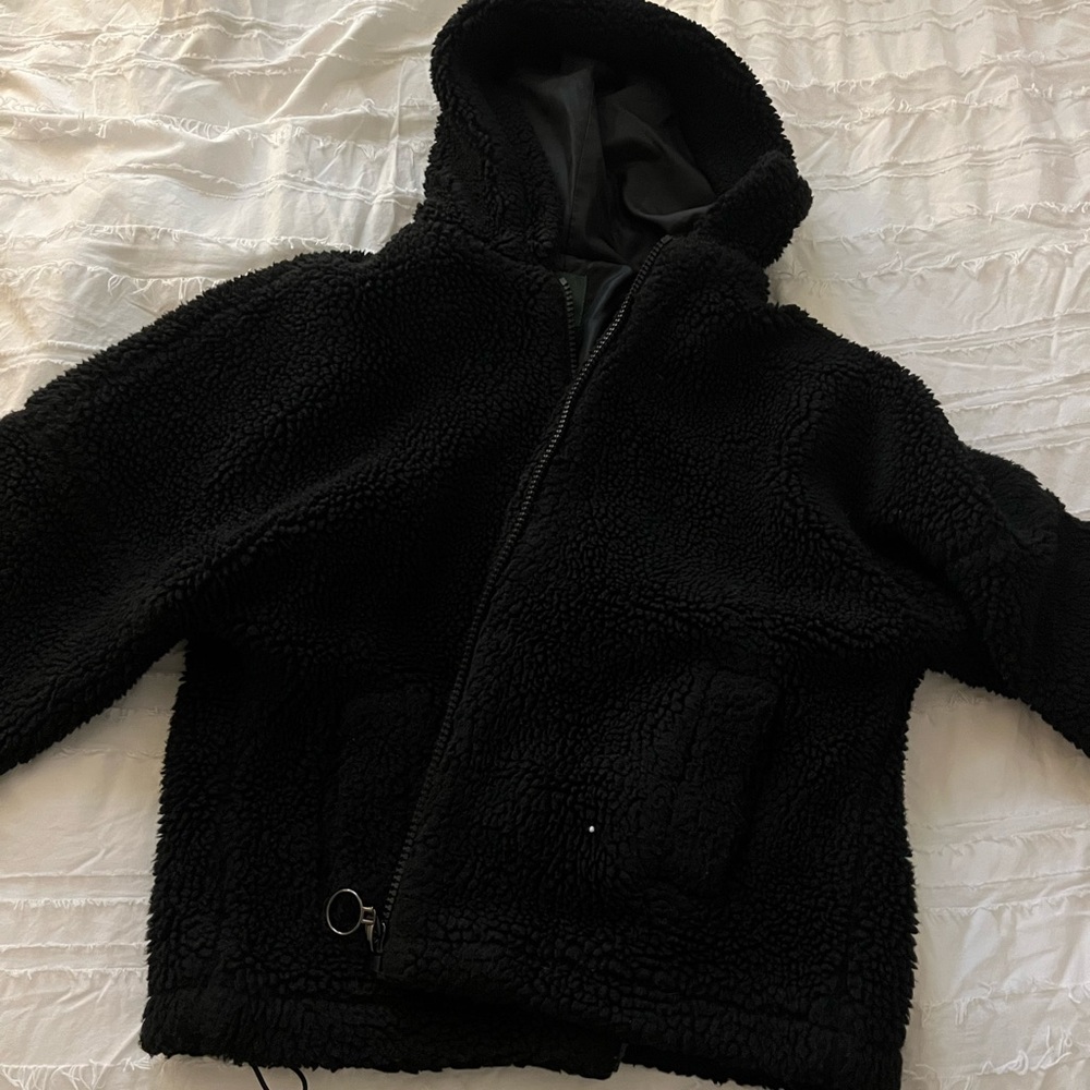 Fluffy oversized jacket